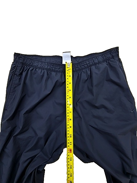 Nike Men's L Navy Track Pants Dri-FIT 100% Polyester Elastic Waist
