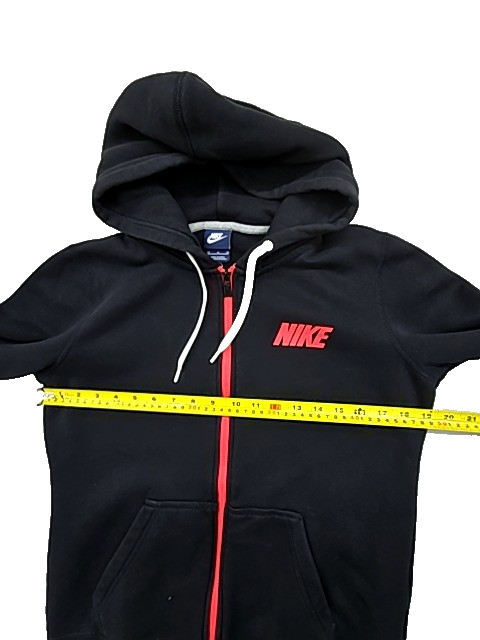 Nike Men's Black Full-Zip Fleece Hoodie Size M Club Basketball