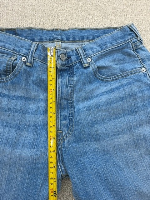 Levi's Men's Blue 501 Straight Jeans 33x32 Button Fly