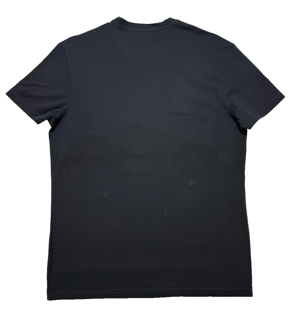 Calvin Klein Men's Metallic Cotton Logo T-Shirt -Black Size XL