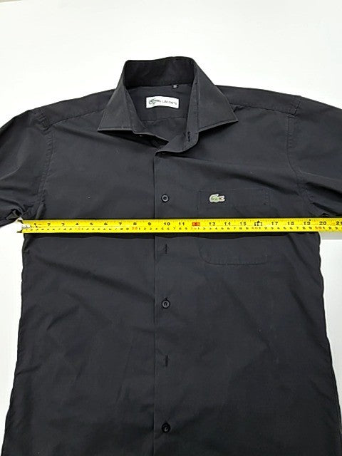 Lacoste Men Black Shirt size 16 product image 6