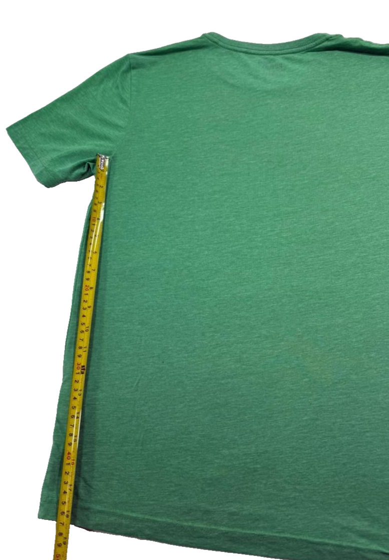 Men's Puma Print T-Shirt Green Size S