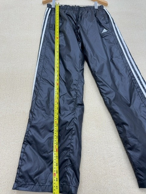 Adidas Unisex Black 3-Stripes Track Pants Size L