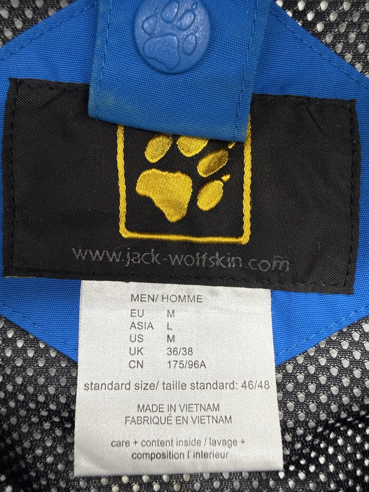 Jack Wolfskin Men Blue Jacket size M product image 3