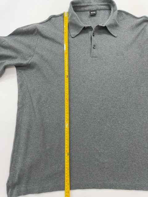 BOSS Men Gray Polo Shirt size XXXL product image 5