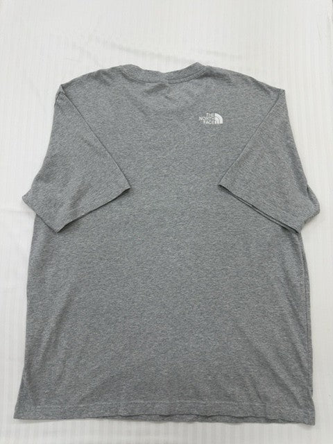 The North Face Men's Gray Embroidered Logo T-Shirt Size L