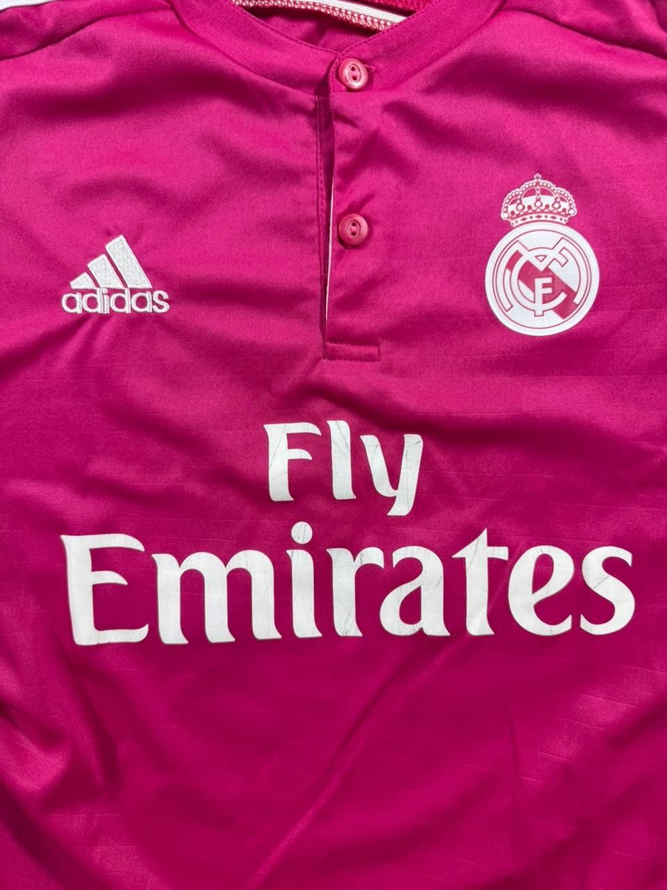 2014-2015 Adidas Fly Emirates Madrid Cristiano Ronaldo Pink Jersey