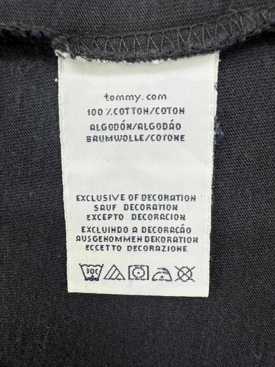 Tommy Hilfiger Men's Black 1985 T-Shirt XL Cotton Logo Exclusive