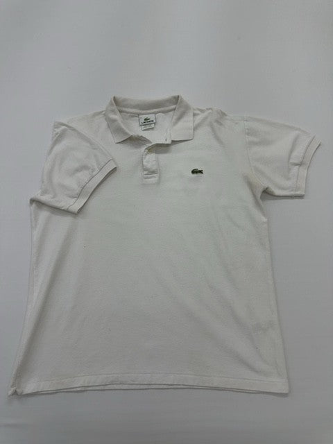 Lacoste Boys White Polo Shirt size 7 product image 1