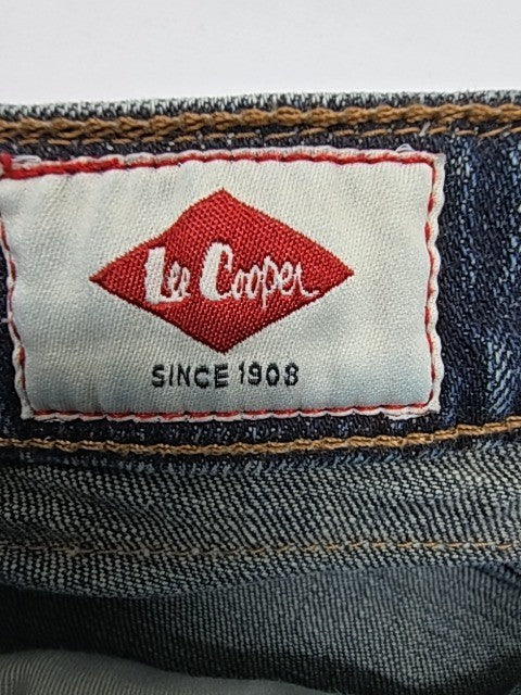 Lee Cooper Men Blue Medium Wash Jeans W38 L30 Button 5-Pocket LC110B GAUTIC
