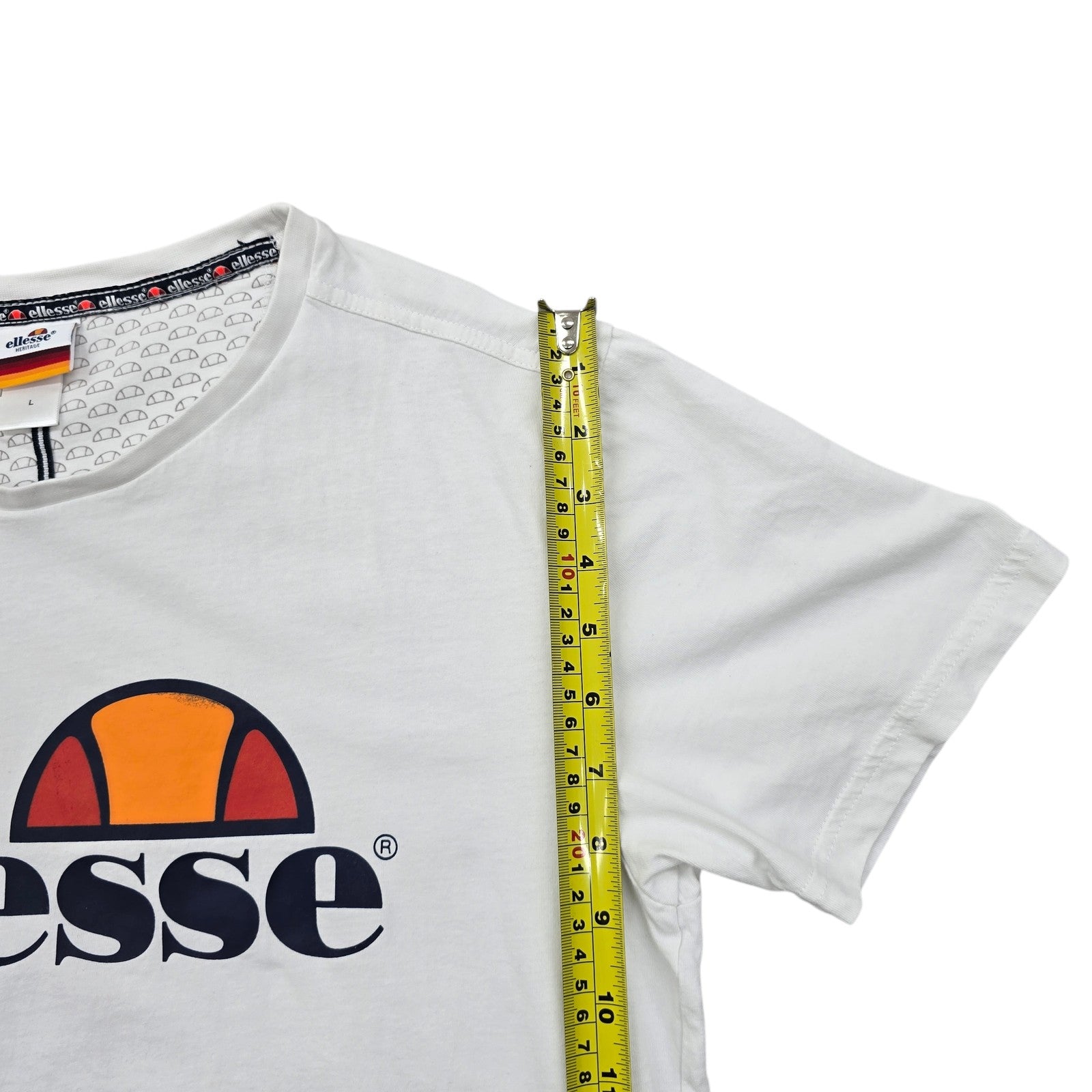 Ellesse Men White T-Shirt size L product image 5