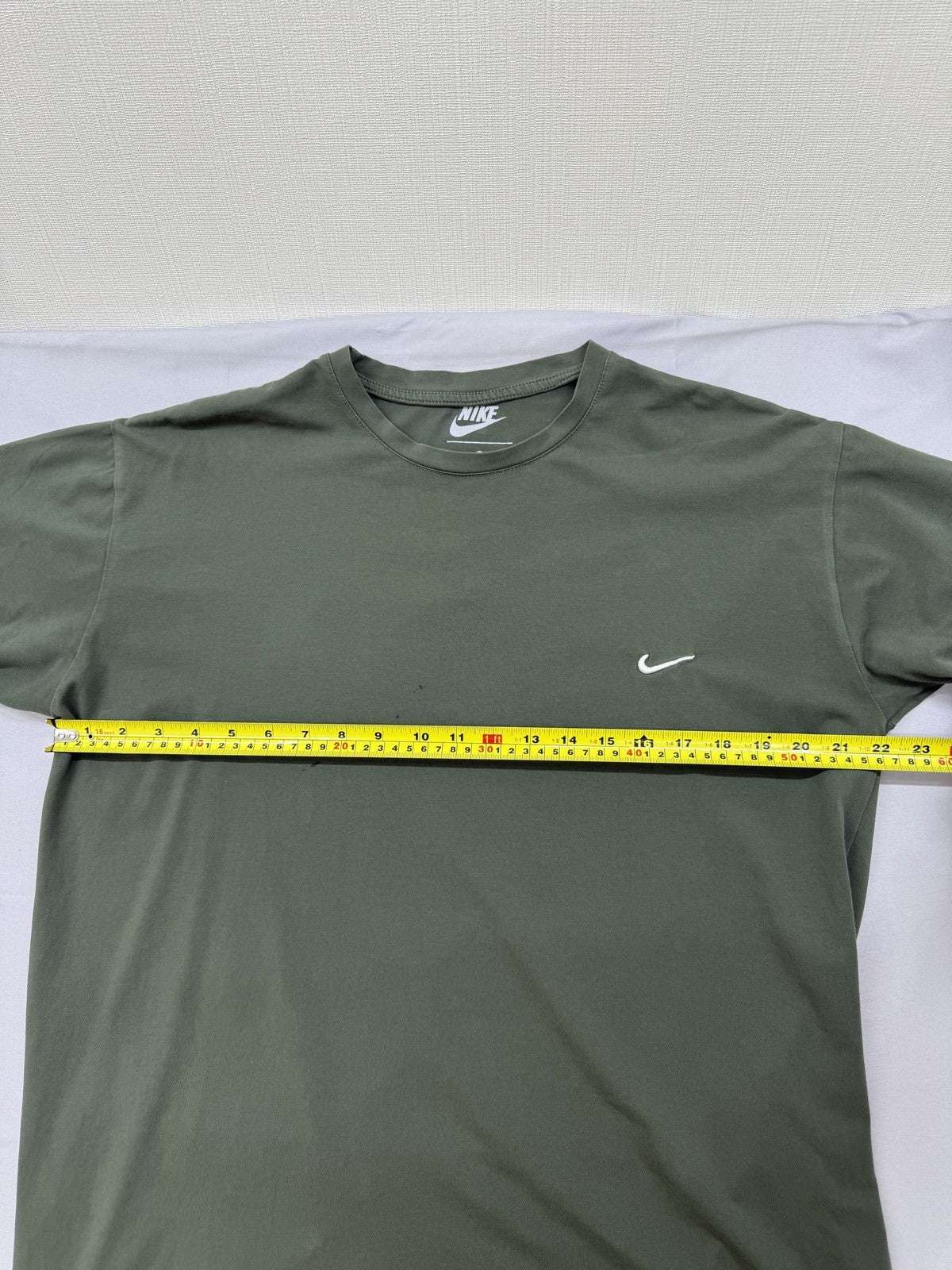 Nike Green Oversized Short Sleeve Cotton T-Shirt S Unisex