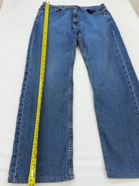 Levi's Men's Blue 506 Comfort Straight Jeans W34 L37