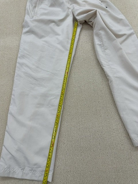 Adidas White Track Pants XS Drawcord Unisex Casual NWT