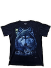 Rock Chang Unisex Black T-Shirt – Size M, Wolf Medium wolf medium, Graphic