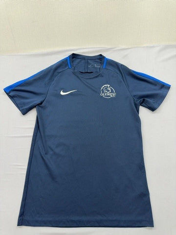 Nike Men's Navy Dri-FIT Training Jersey Size S Crewneck