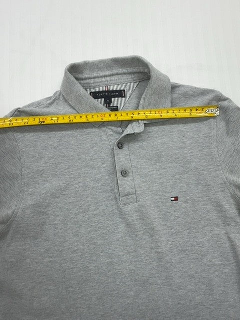 Tommy Hilfiger Men's Gray Polo Shirt Size M