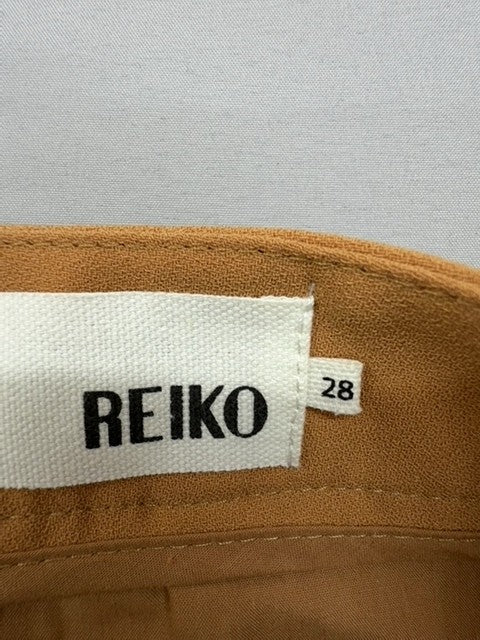 Reiko Women's Camel Wide Leg High Waist Denim Jeans Sz 28