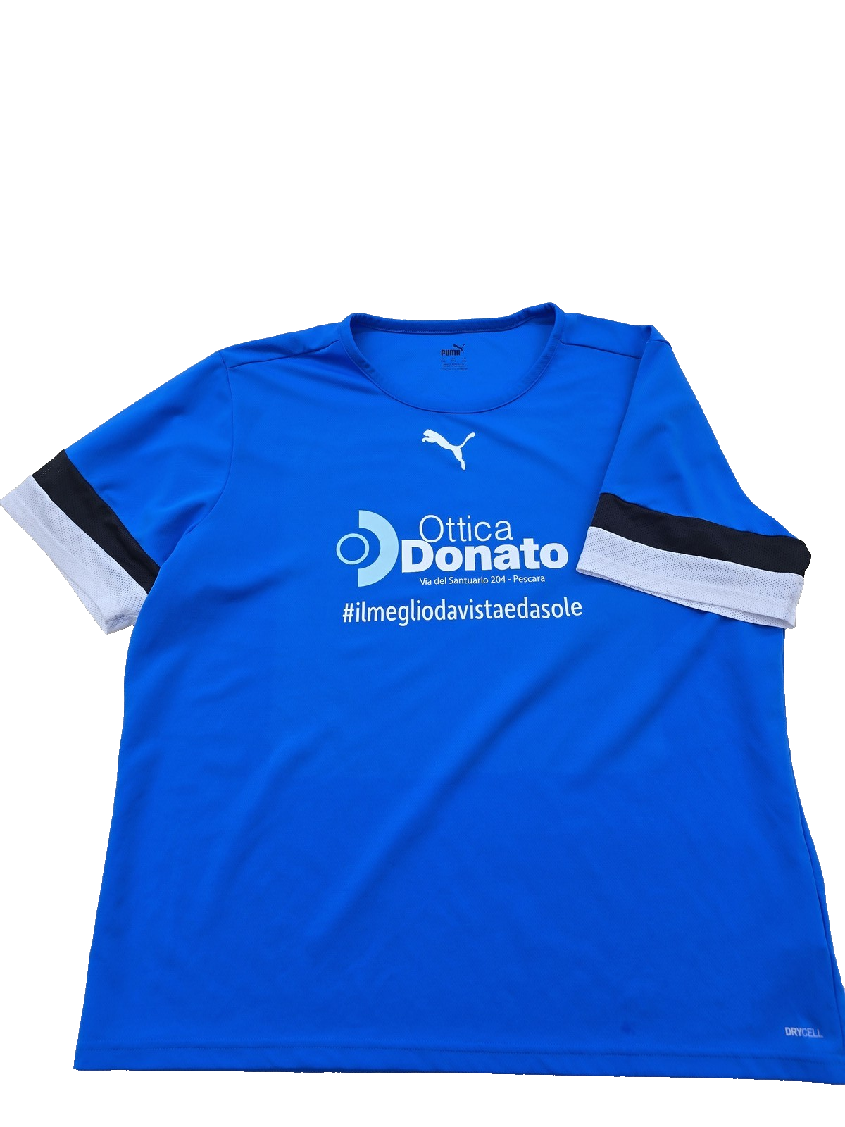 Puma Blue Soccer Jersey XL Short Sleeve Crewneck Unisex