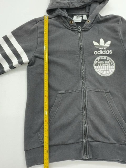 Adidas Boys Gray Hoodie size M product image 5