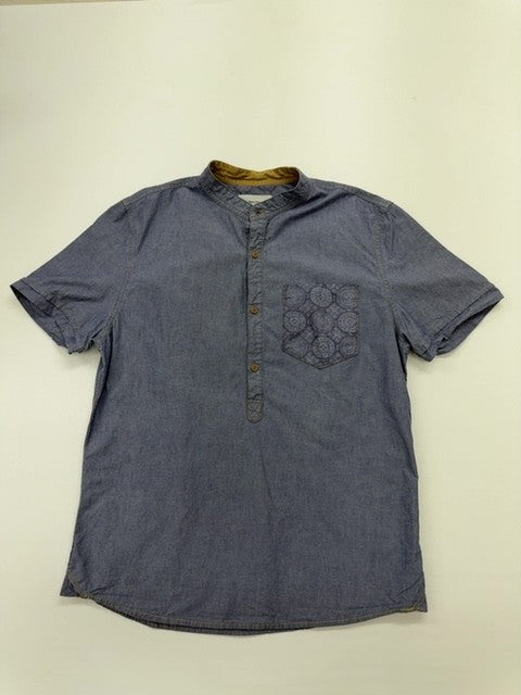 Bershka Men Blue Shirt size L product image 1