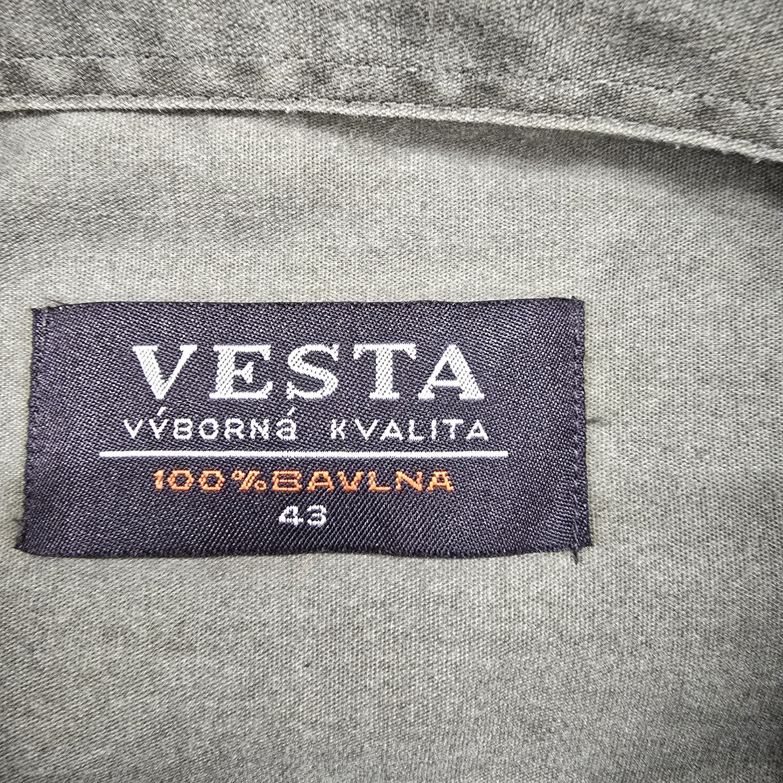 Vesta Men Green Shirt size 43 product image 3
