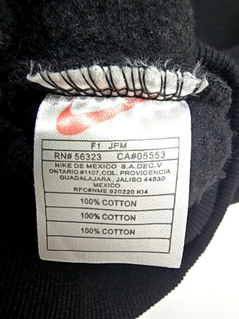 Nike Men's Black Crew Neck Sweatshirt XL Logo Embroidery