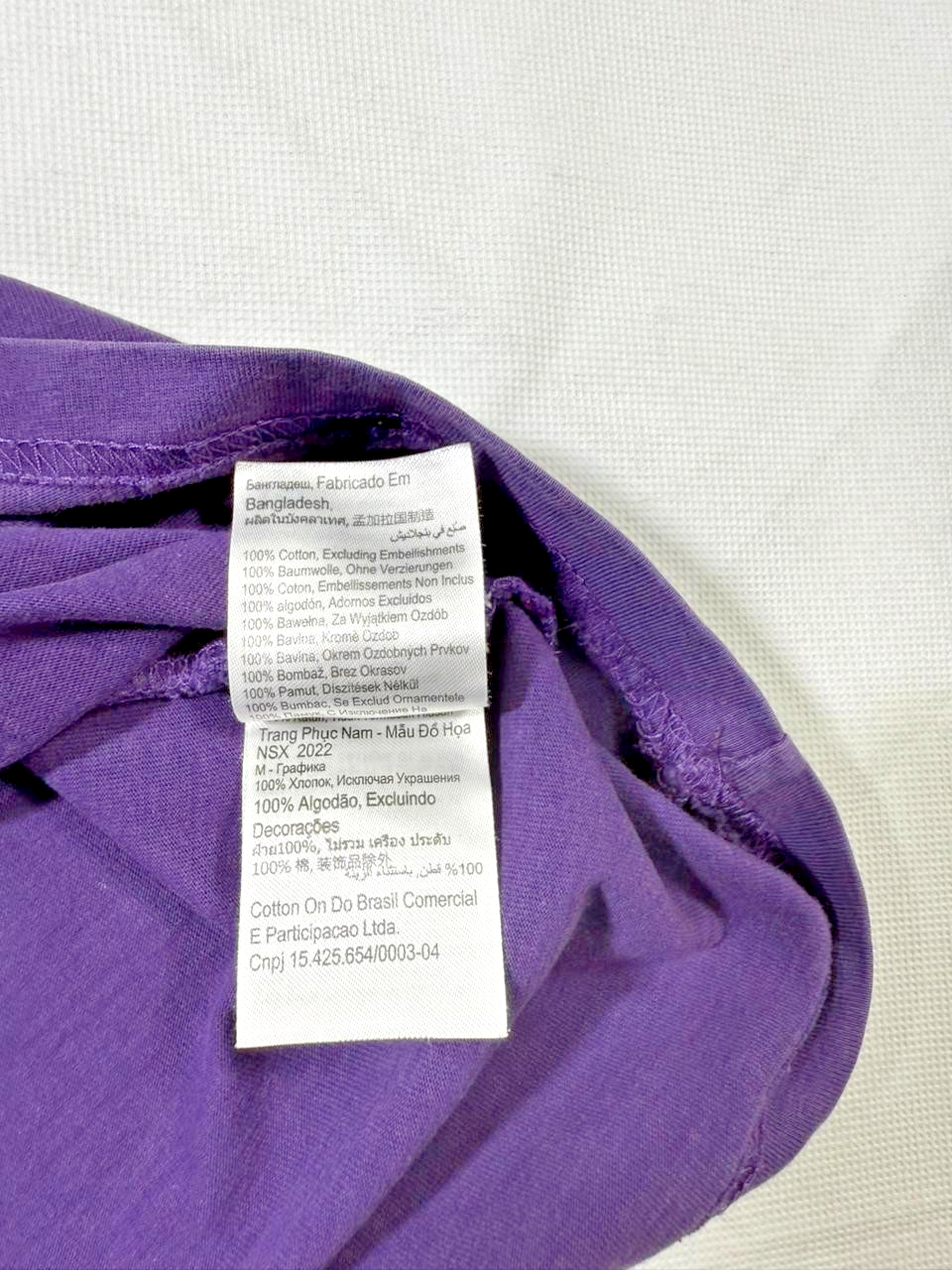 Nba Men's Hornets T-Shirt Purple - Size L