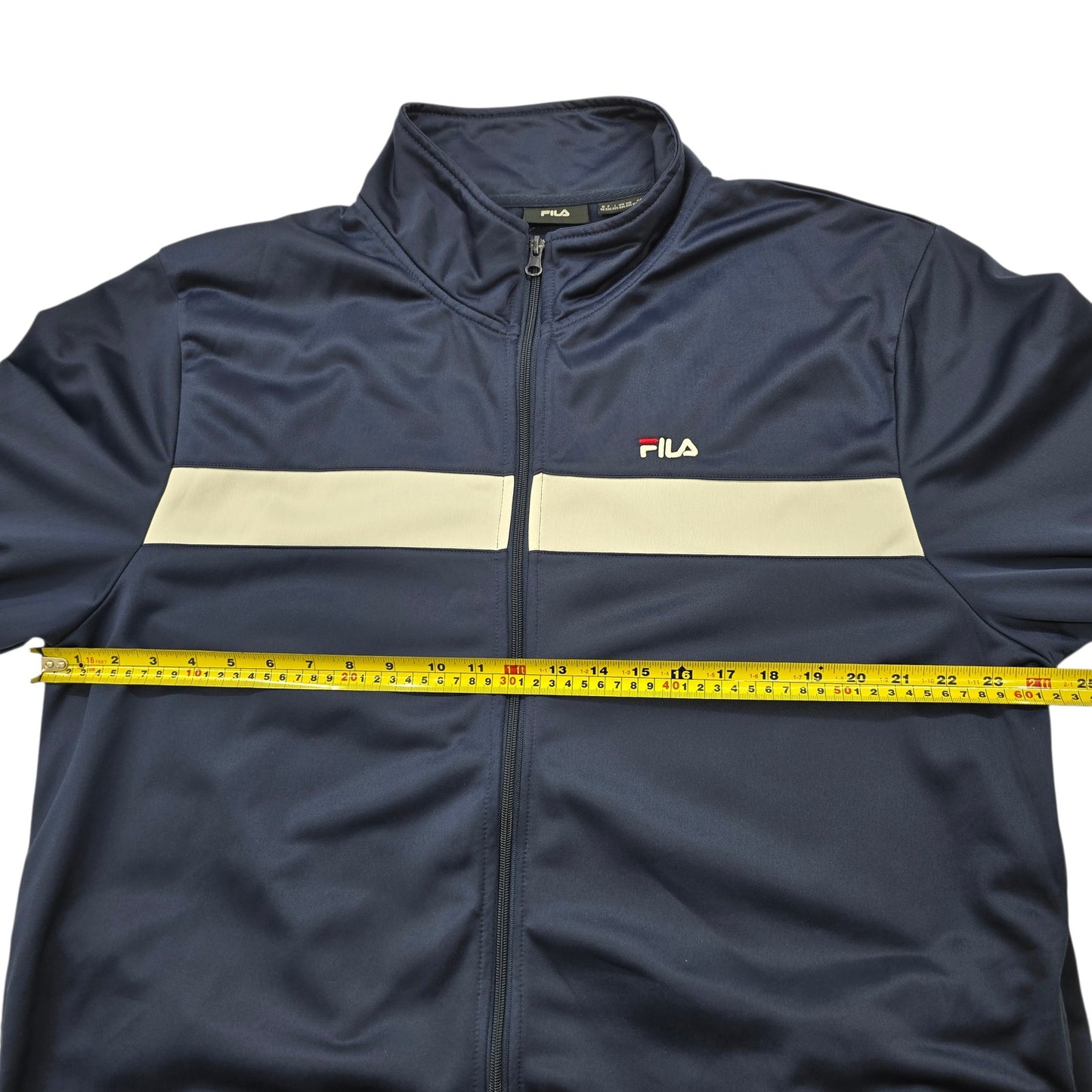 FILA Men's Settanta Navy Track Jacket Size XL Full Zip Vintage
