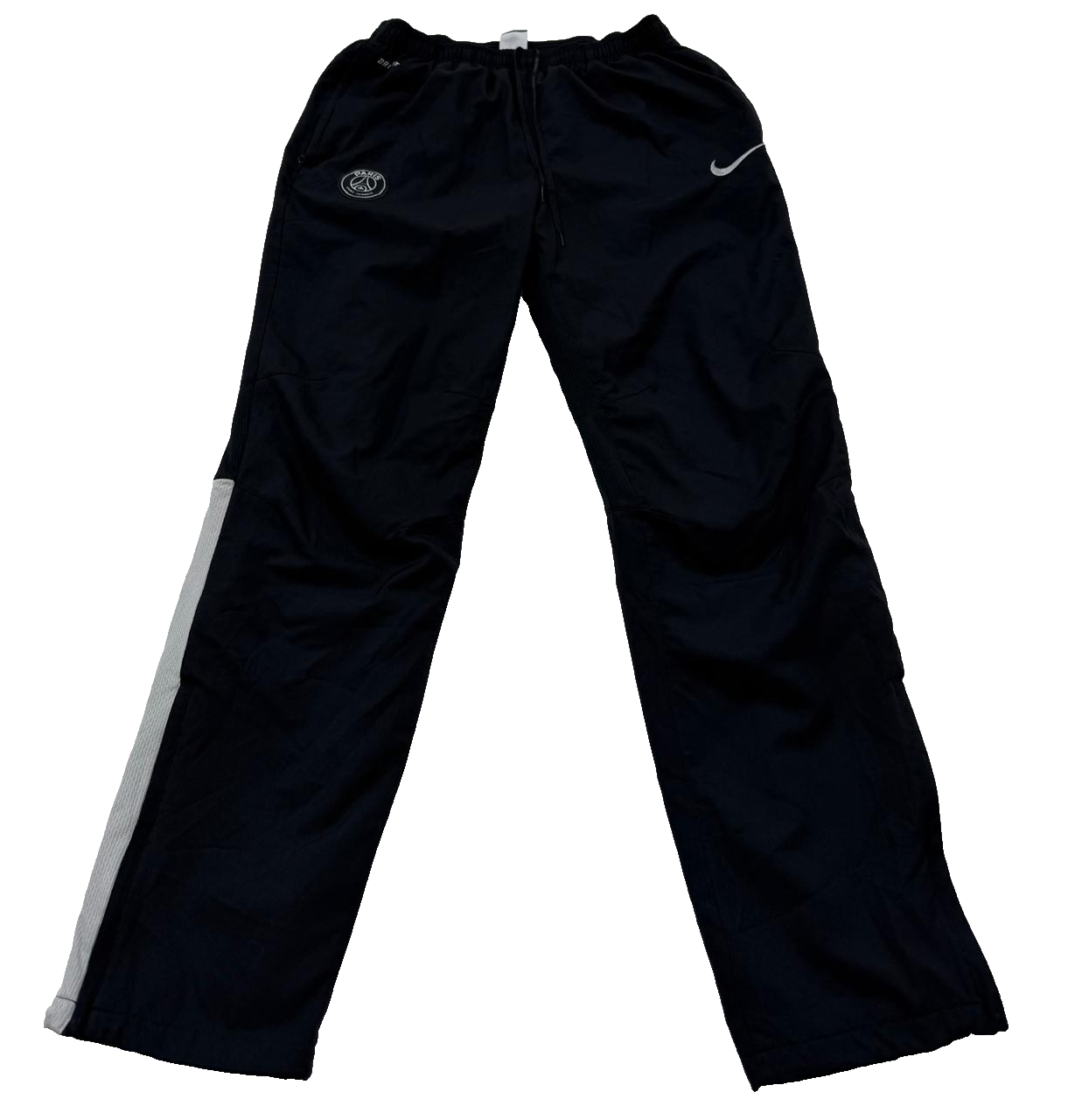 Nike Men's Black Dri-FIT Track Pants PSG Logo Size L
