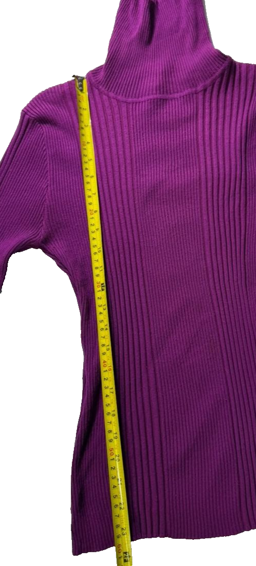 Vicinity Women's Purple Turtleneck Sweater | M