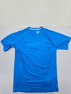 Puma Men's Blue T-Shirt – Size L, Crew Neck