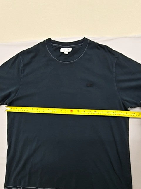 Lacoste Men's Black Crocodile Logo T-Shirt Size L Cotton