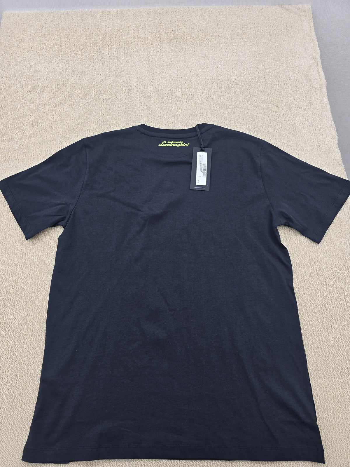 Lamborghini Black XL Men's Short Sleeve Crewneck Jersey T-Shirt