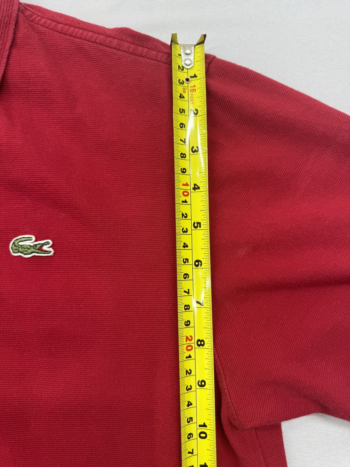 Lacoste Men Red Polo Shirt size 5 product image 6