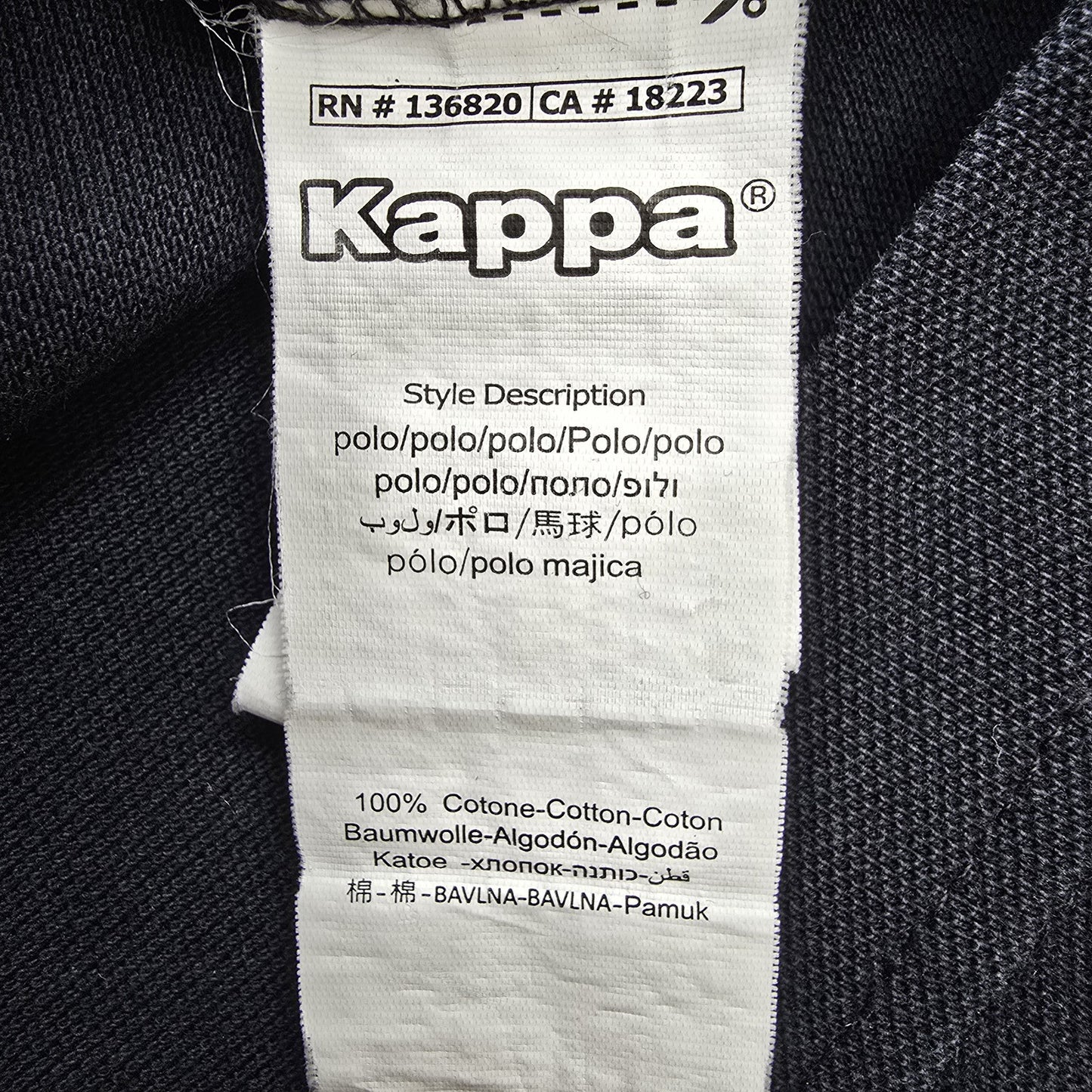 Kappa Men Navy Polo Shirt size XL product image 4