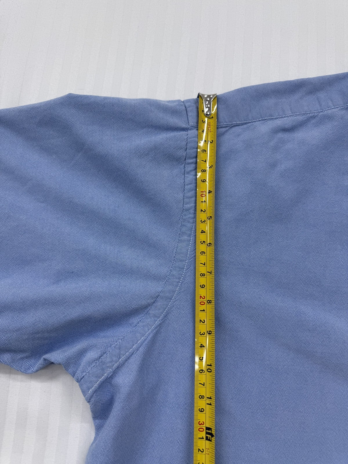 Ralph Lauren Men Light Blue Chambray Button-Up 2XL
