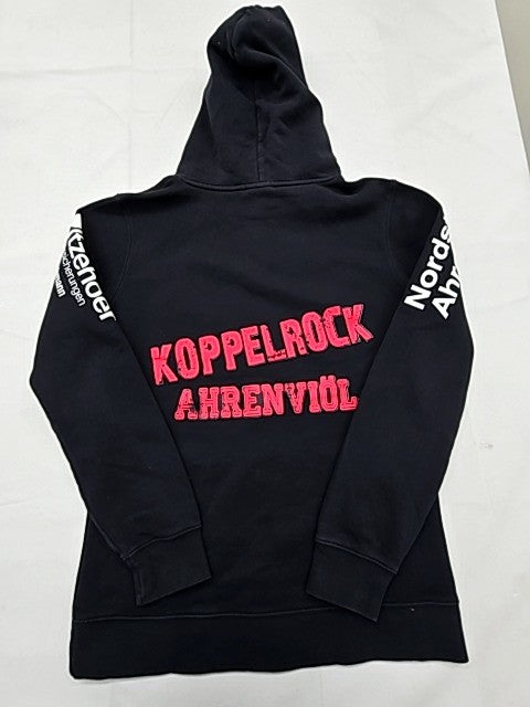 Russell Athletic Unisex Black Hoodie – Size L, Russell Fleece Print russell