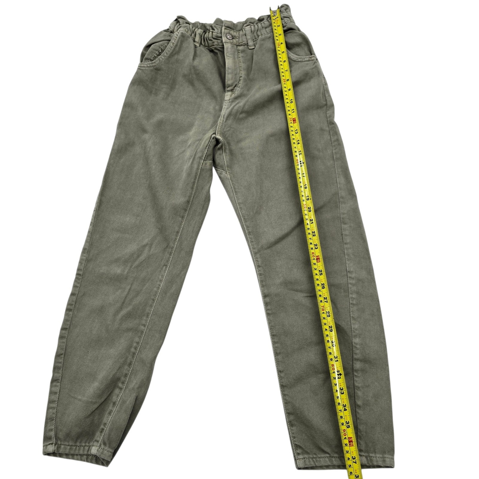 Zara Women Green Pants size 2 product image 7