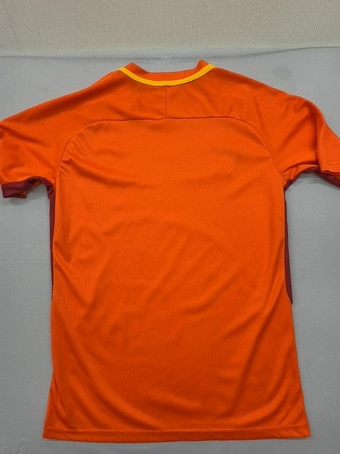 Nike Unisex Orange Jersey – Size S, Stripe Brand Department Type, Striped