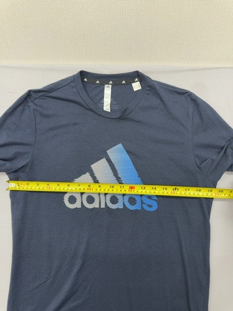 Adidas Men's Navy Gradient T-Shirt M Short Sleeve Plastic Waste HF2FKF