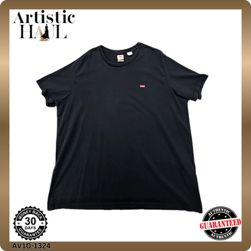Levi's Men's Black Graphic XXL T-Shirt Cotton Loose Fit