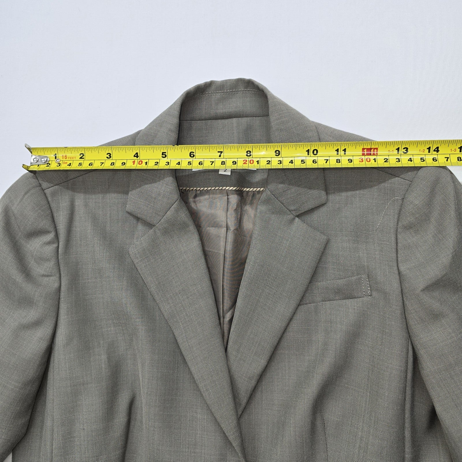 Calvin Klein Women Gray Blazer size 2 product image 5