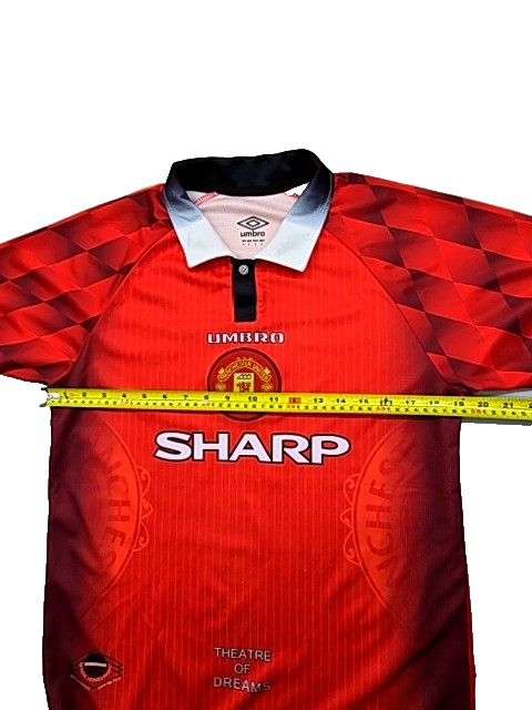 Umbro 1995 Vintage Red Diamond Football Shirt Men's L Polo