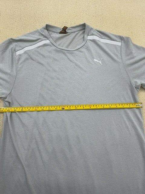 Puma Men's Gray Crew Neck Short Sleeve T-Shirt Model 51712-04