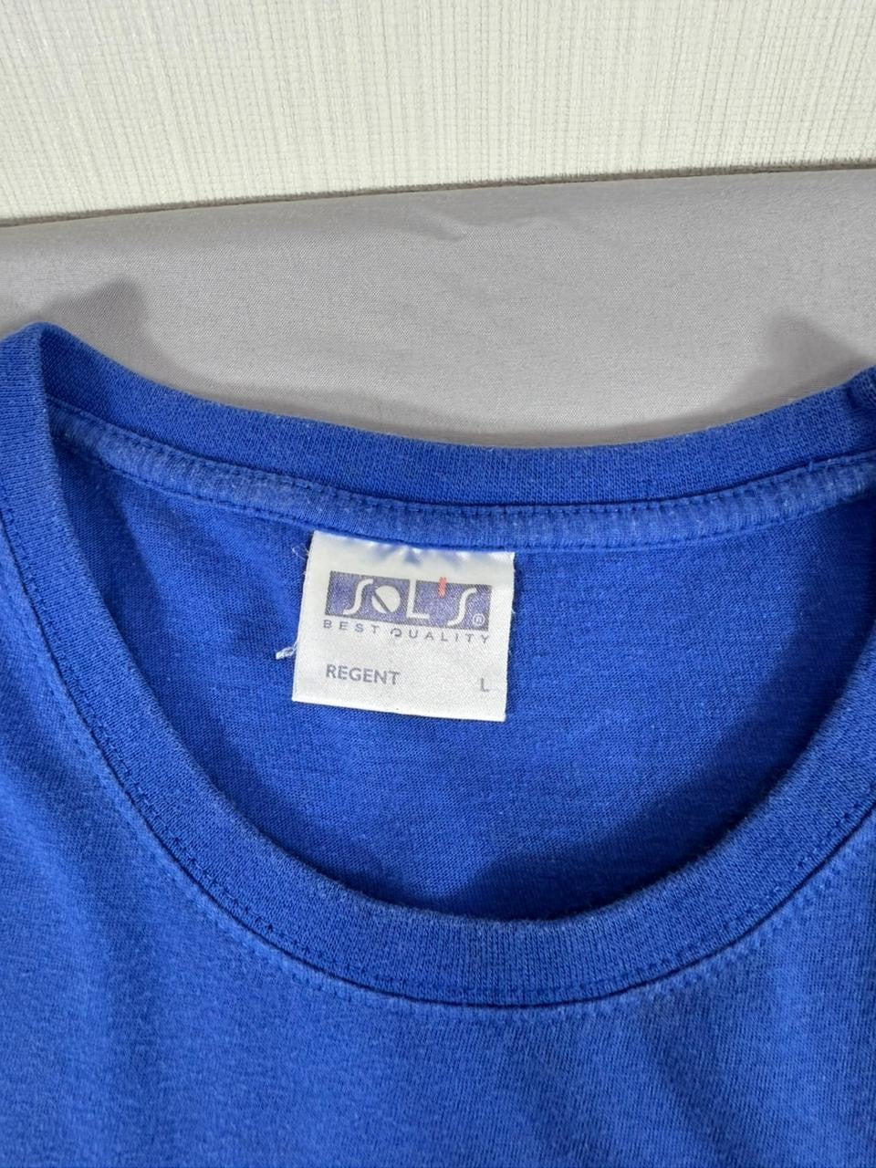 Dragon Ball Z Men's Large L Blue Graphic Anime T-Shirt Short Sleeve