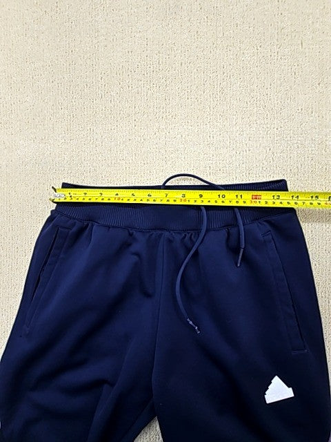 Adidas Men's Navy Striped Jogger Pants Size M Regular Fit