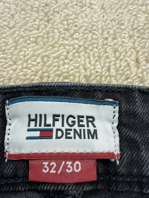 Tommy Hilfiger Men's Dark Blue Straight Leg Jeans Size 32x30