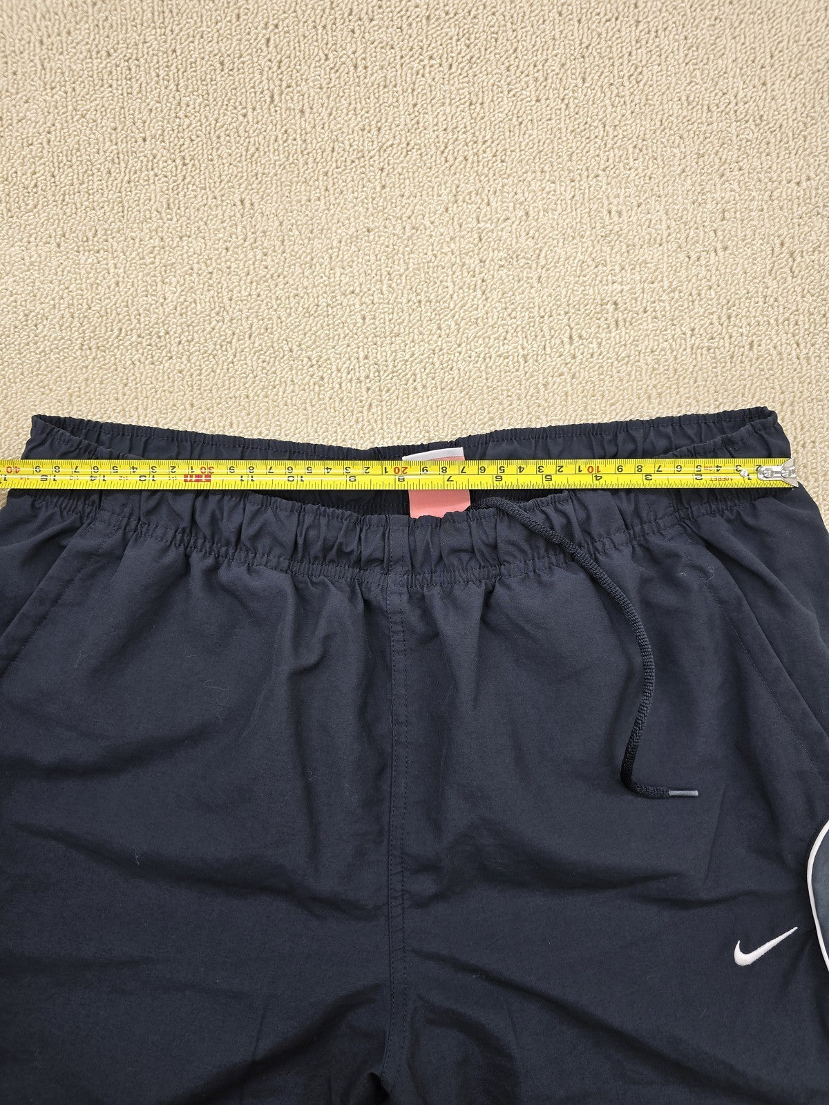 Nike Men's Navy Lap Swim Trunks L Mesh Lining Solid