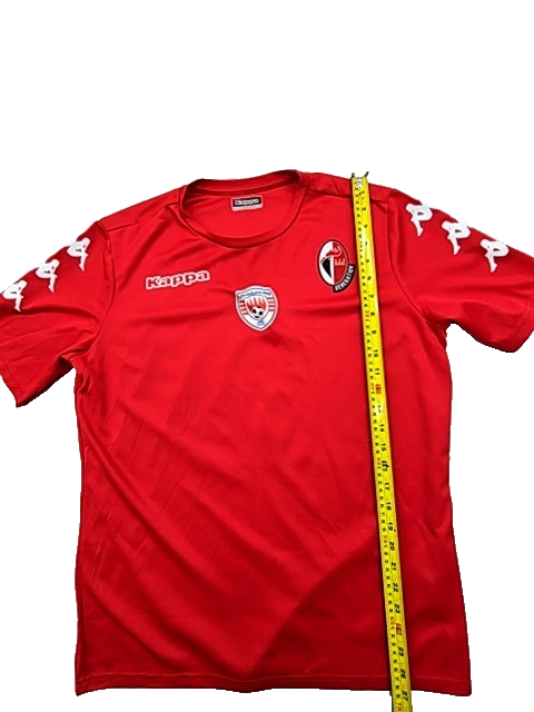 Kappa Red Soccer Jersey Large Short Sleeve Crewneck 100% Poly